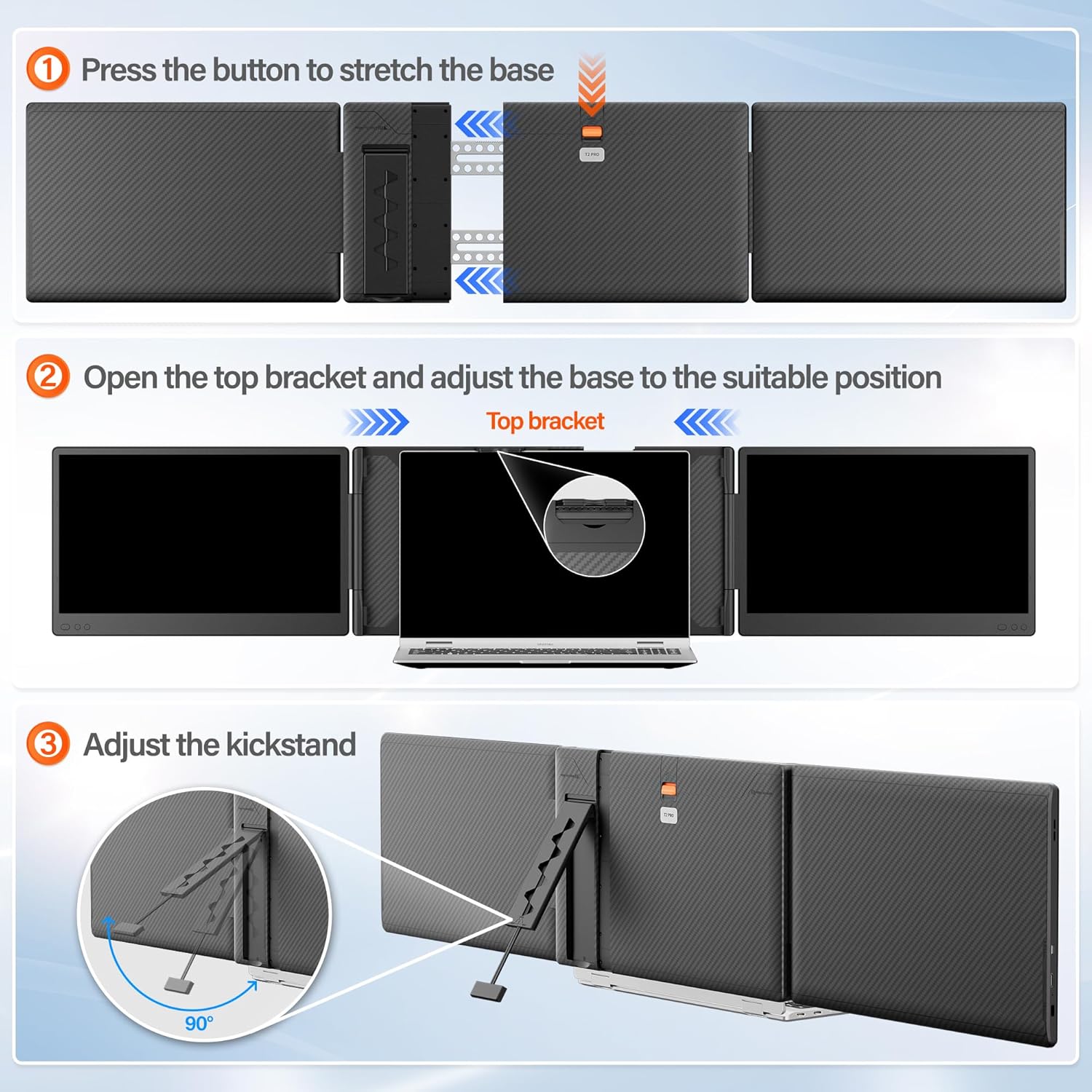 Portable Laptop Screen Extender